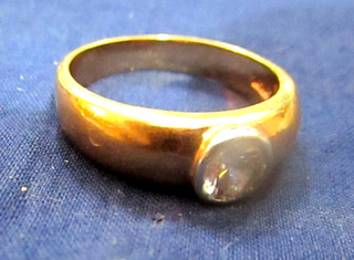 14K YELLOW GOLD .70 CARAT OLD MINE DIAMOND RING SZ 11 GOOD LOOKING STONE