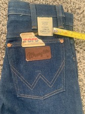 Vintage Wrangler Student Straight Leg Jeans 25x32 Deadstock NWT 70s Made in USA