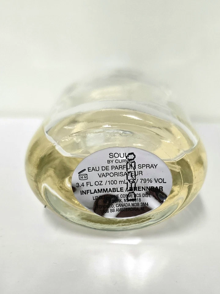 SOUL by CURVE Liz Claiborne 3,4 OZ eau de parfum para mujer. 80% Completo (Vintage2005) Foto 3 de 4