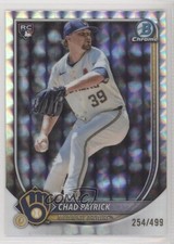 2025 Bowman Chrome Geometric Refractor 254/499 Chad Patrick #28 1l7v