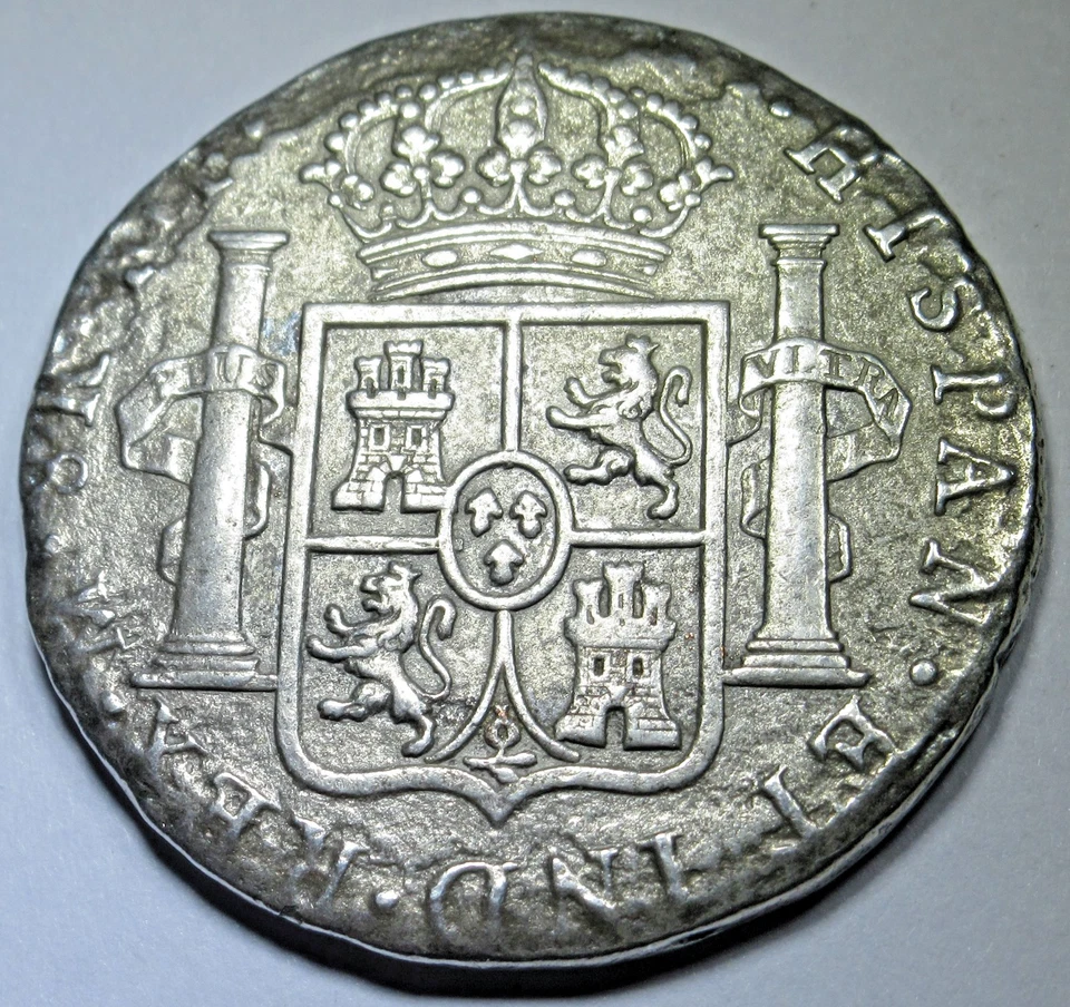 1782 XF-AU El Cazador Shipwreck 8 Reales 1700's Spanish Pirate Treasure 8R Coin - Image 2 of 2