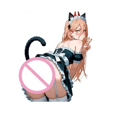 EARLFAMILY 5.1" Power Reze Car Sticker Removable Trolley Artistic Auto PVC Decal