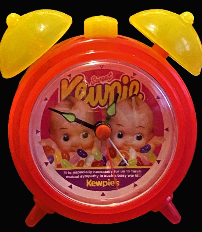 Rose O'Neill Kewpies Alarm Clock AA battery Not Included Jelly Beans Kewpie