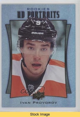2016 Upper Deck UD Portraits Rainbow Green Foil Ivan Provorov Rookie RC READ o2z