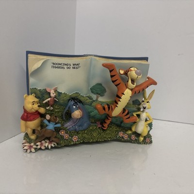  DISNEY WINNIE THE POOH BOUNCY FUN-FUN-FUN BRADFORD 3D PLATE 