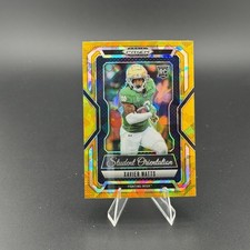 2025 Panini Prizm Draft Picks #15 Xavier Watts Student Orientation Gold Ice