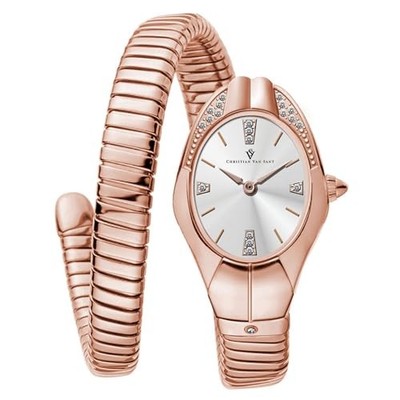 Christian Van Sant Women's Naga CV0887 Rose Gold/Silver
