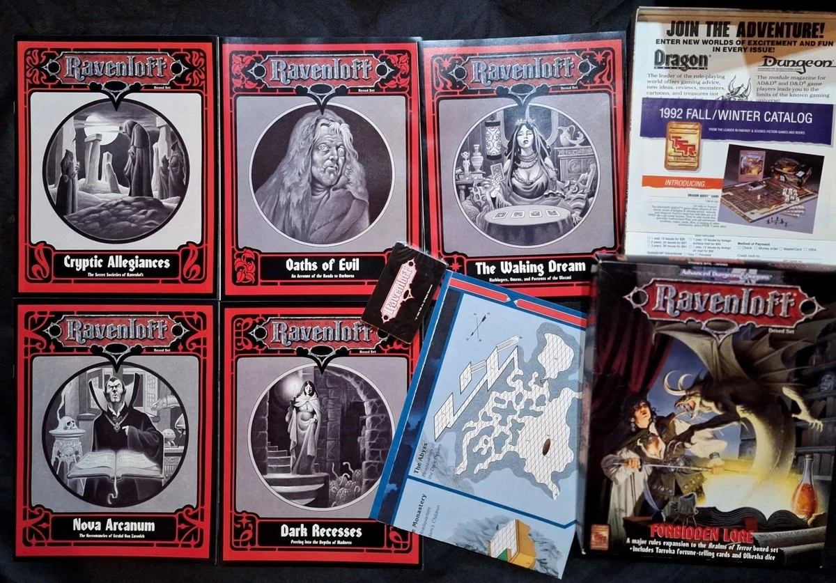 AD&D Ravenloft - Forbidden Lore - Livret TBE - Complet