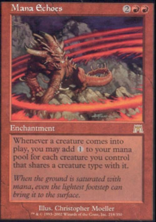 MTG English Mana Echoes NM Normal Onslaught