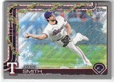 2025 Topps Holiday #H153 Josh Smith Silver Glitter Holiday