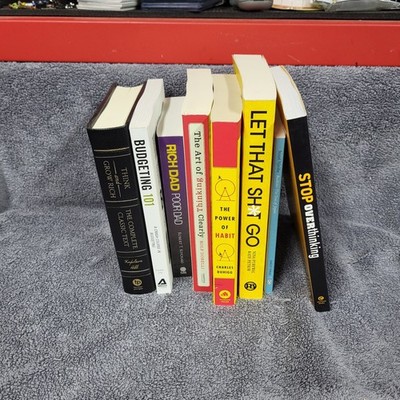 Motivational Book Lot Think And Grow Rich Rich Dad Poor Dad Etc.