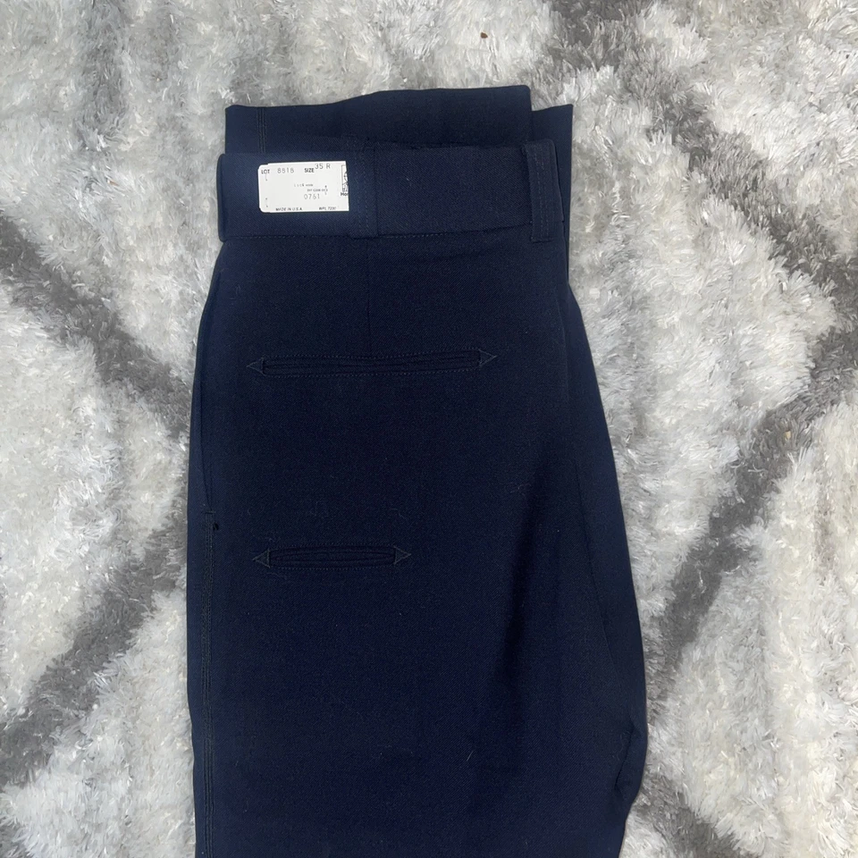 Capitol Deluxe Horace Small Navy Pants Size 35R WPL7230 NWT 31” Inseam - Image 4 of 4