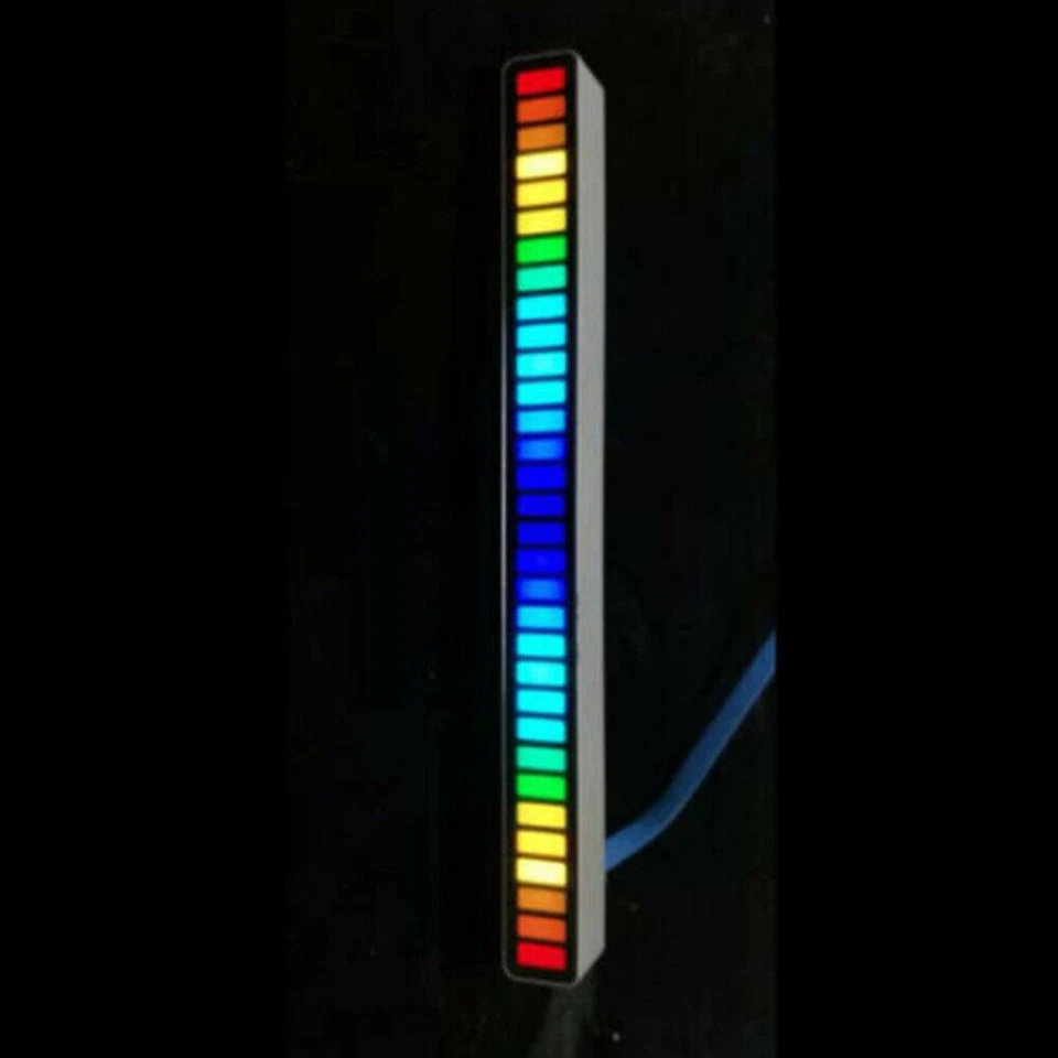 Vibrant 32LED RGB Voice Control Bar String Lights, Music Rhythm Party Car Lamp - Image 2 of 4