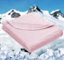 HOMFINE Cooling Blankets for Hot Sleepers - Summer Blanket Thin Lightweight...