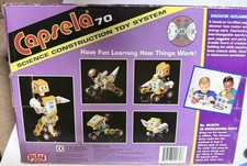 Vintage Play-Tech Capsela 70 Science Construction Toy System No. 80-9070 Box