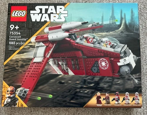 LEGO Star Wars the Clone Wars Coruscant Guard Gunship 75354 SEALED GOOD BOX COND