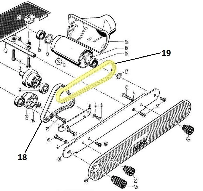 Antriebsriemen Scheppach Anbau-Bandschleifer LSE 600 - 20x840 mm 05012135 - Bild 2 von 2