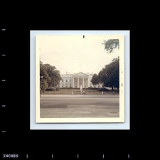 Square Color Photo WHITE HOUSE WASHINGTON DC 1958
