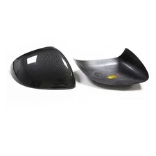 Dry Carbon Fiber Side Rearview Mirror Cover Add On for Benz W206 W223 2021+