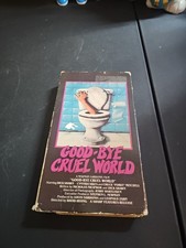 VHS Tape Good Bye Cruel World Dick Shawn Horror Cult R 1985 Blockbuster Rental