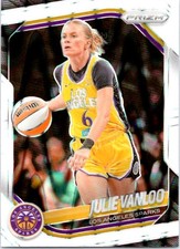 2025 Panini Prizm WNBA Julie Vanloo #132 Silver Prizms Los Angeles Sparks