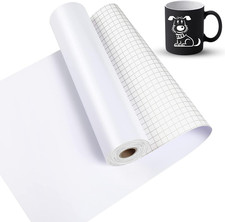 Matte White Permanent Vinyl, Matte White 12" X 50Ft Permanent Adhesive Roll for
