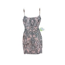 Precious Jewels One-Shoulder Bodycon Mini Dress