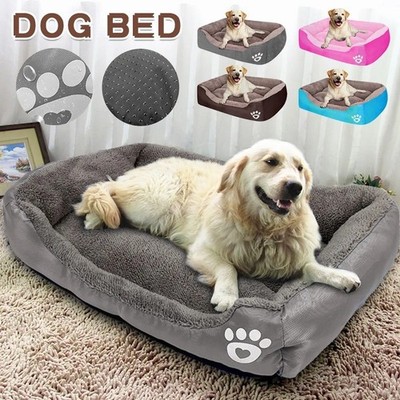 Extra großes kuscheliges Hundebett weich warm Nestchen Haustier Couch Bett