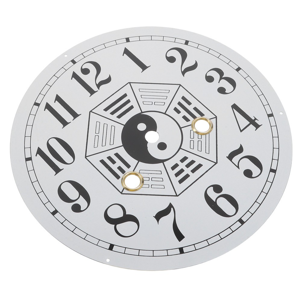 Reusable Plastic Wall Clock Dial 21Cm Large Arabic Numerals DIY Home Decor