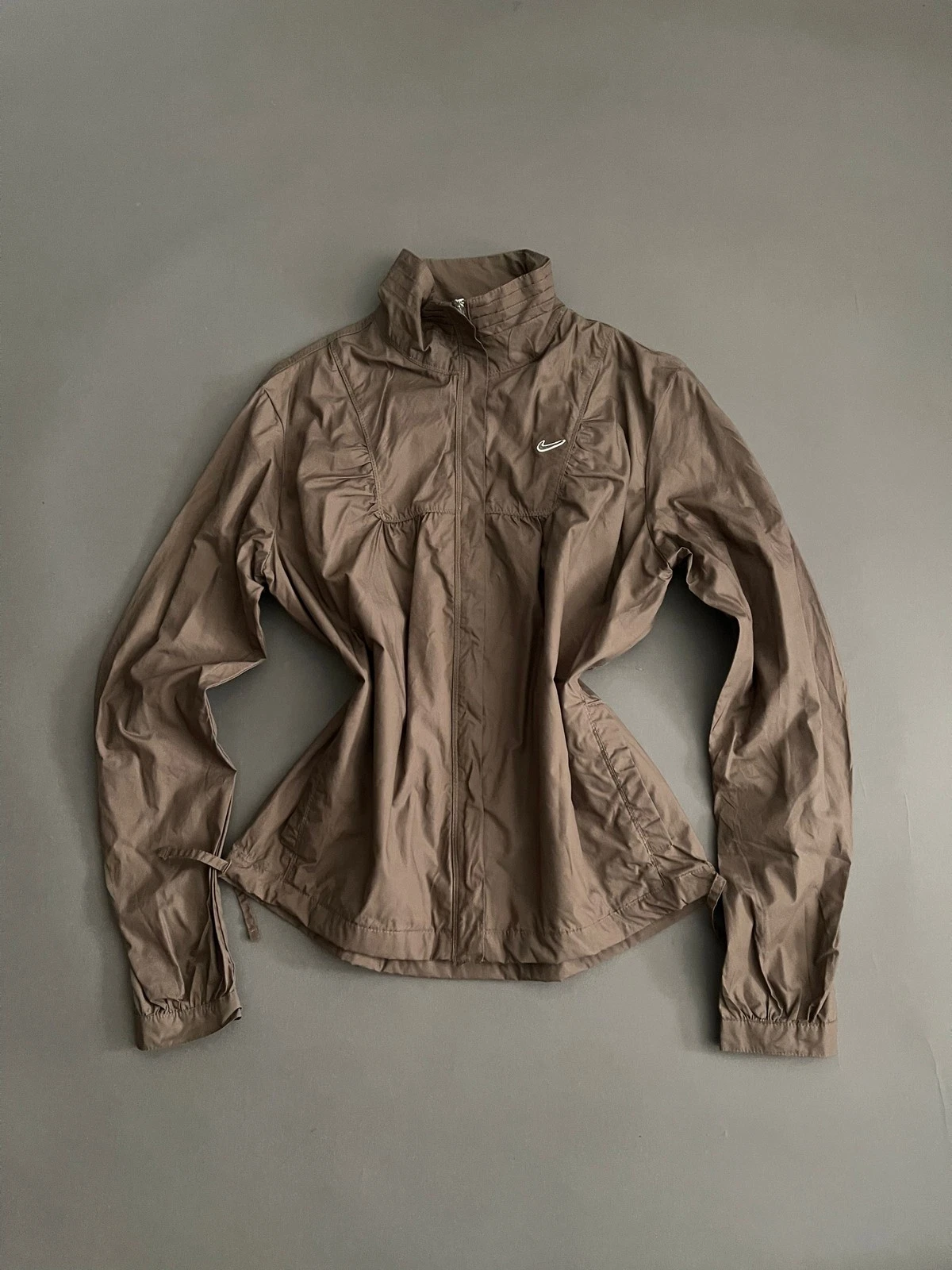 Nike Vintage Y2K Racer Biker Windbreaker Jacket L Womens