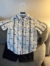 Nautica 4T Shorts-Shirt Set- New