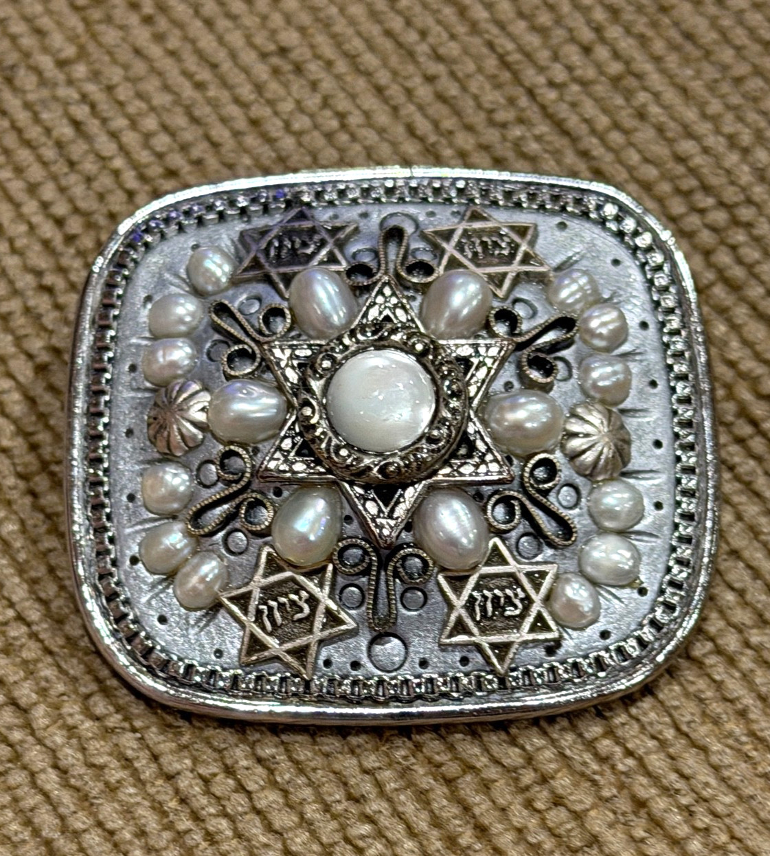 Michael Golan Signed Brooch - image 1