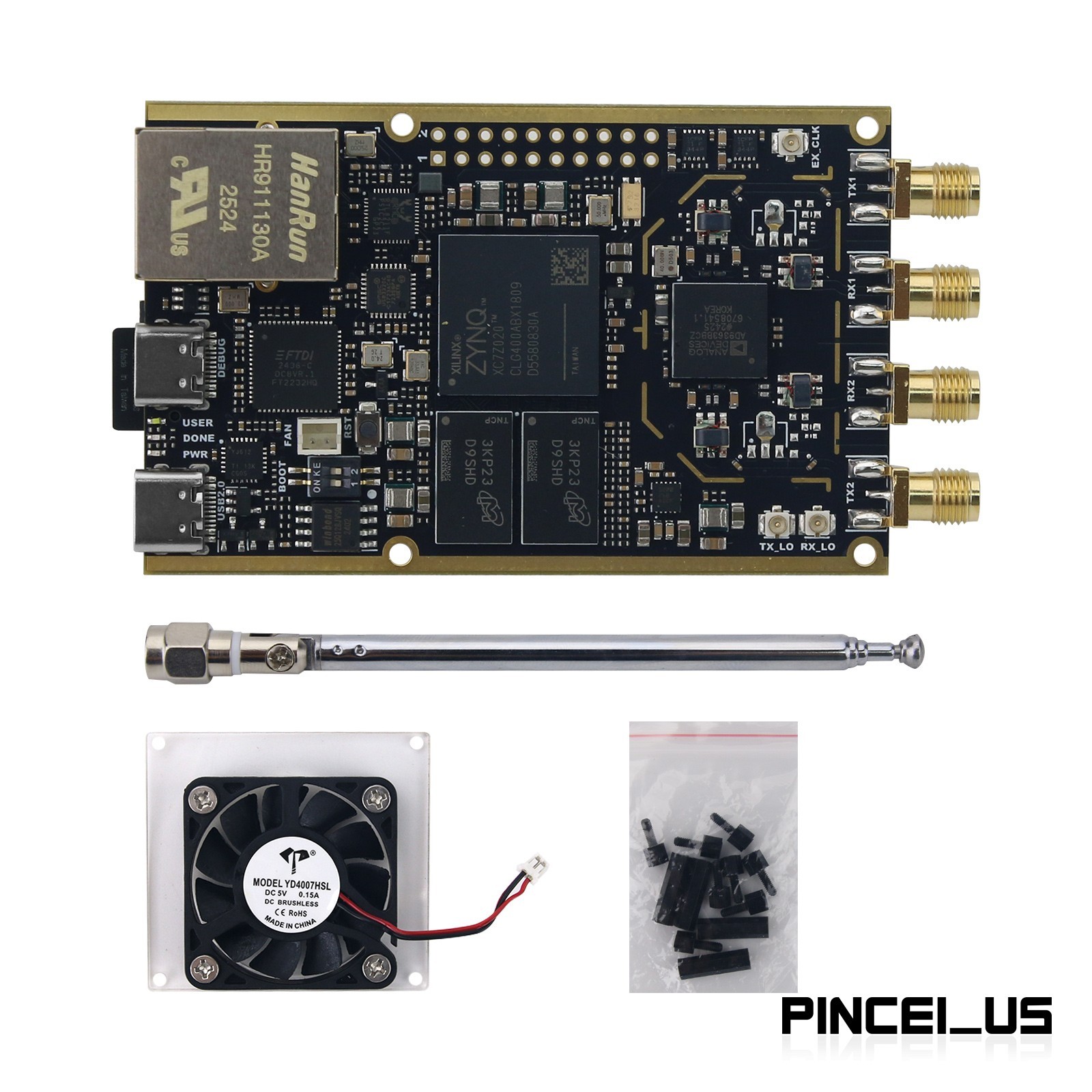 70MHz-6GHz Zynq7020+AD9363 SDR Software Defined Radio Development Board ...