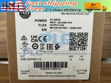New Allen Bradley 25B-D4P0N114 SER A Powerflex 525 AC Drive 2HP Surplus SEALED