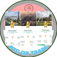 Pokémon Go ✨ Shiny Charmander Paris Background ✨ PTC 80k Dust Or TRADE