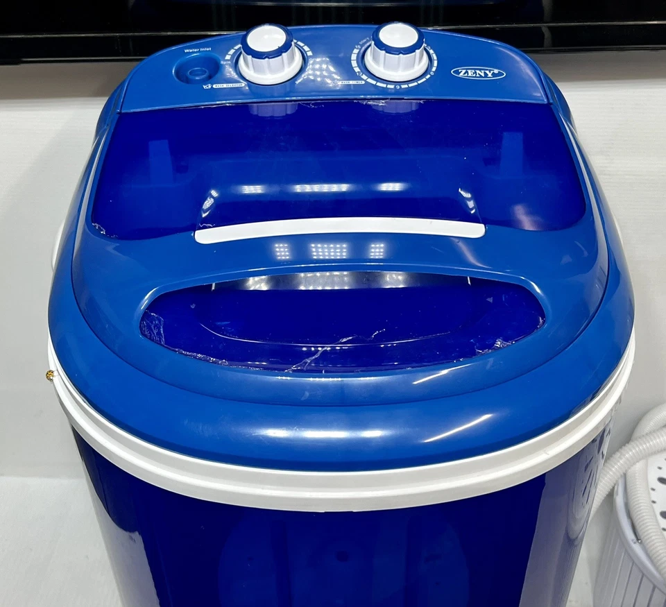 Zeny 6.6 Mini Portable Washing Machine Spin-Dry Laundry Washer Save Space Camp - Image 2 of 4