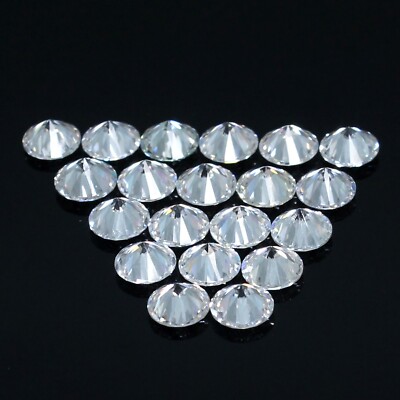Beau ! 1.00 CT De Couleur VVS1 Rond Brillant Coupe Blanc Desseré - Foto 2