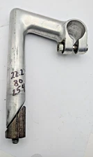 WIN KUSUKI QUILL STEM JAPAN 22.2 CLAMP 25.4MM 80MM REACH SILVER