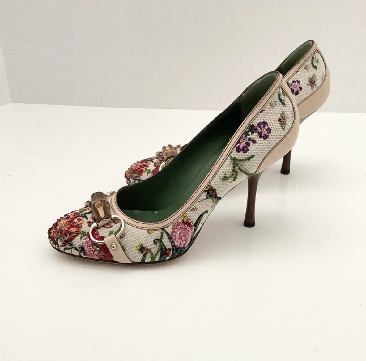 Gucci Pump Floral Women's Leather Upper for sale | eBay