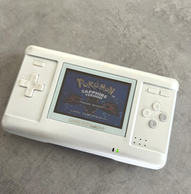 Nintendo Gameboy Macro DS Console Custom Triple White