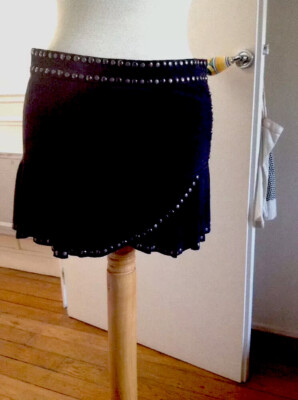 Jupe Mini Isabel Marant En Daim Gris - Ornée De Clous - Taille 36 - Neuf Sans Étiquettes
