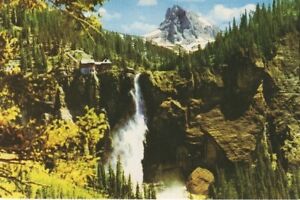 Vintage Color Unused Postcard Bridal Veil Falls Telluride Colorado Ebay