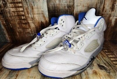 Nike Air Jordan 5 Retro Stealth/White/Hyper Royal DD0587-140  display picture 1