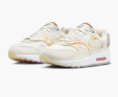 Nike Air Max 1 '87 White/Phantom-White-Mint Foam FJ7734 101 Women's Size 9.5