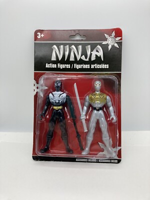 NINJA WARRIOR ACTION FIGURES, PLASTIC TOY, Scale: