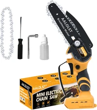 Mini Chainsaw 6 Inch for Dewalt 20V Battery, Electric Chainsaw Battery Powered, 