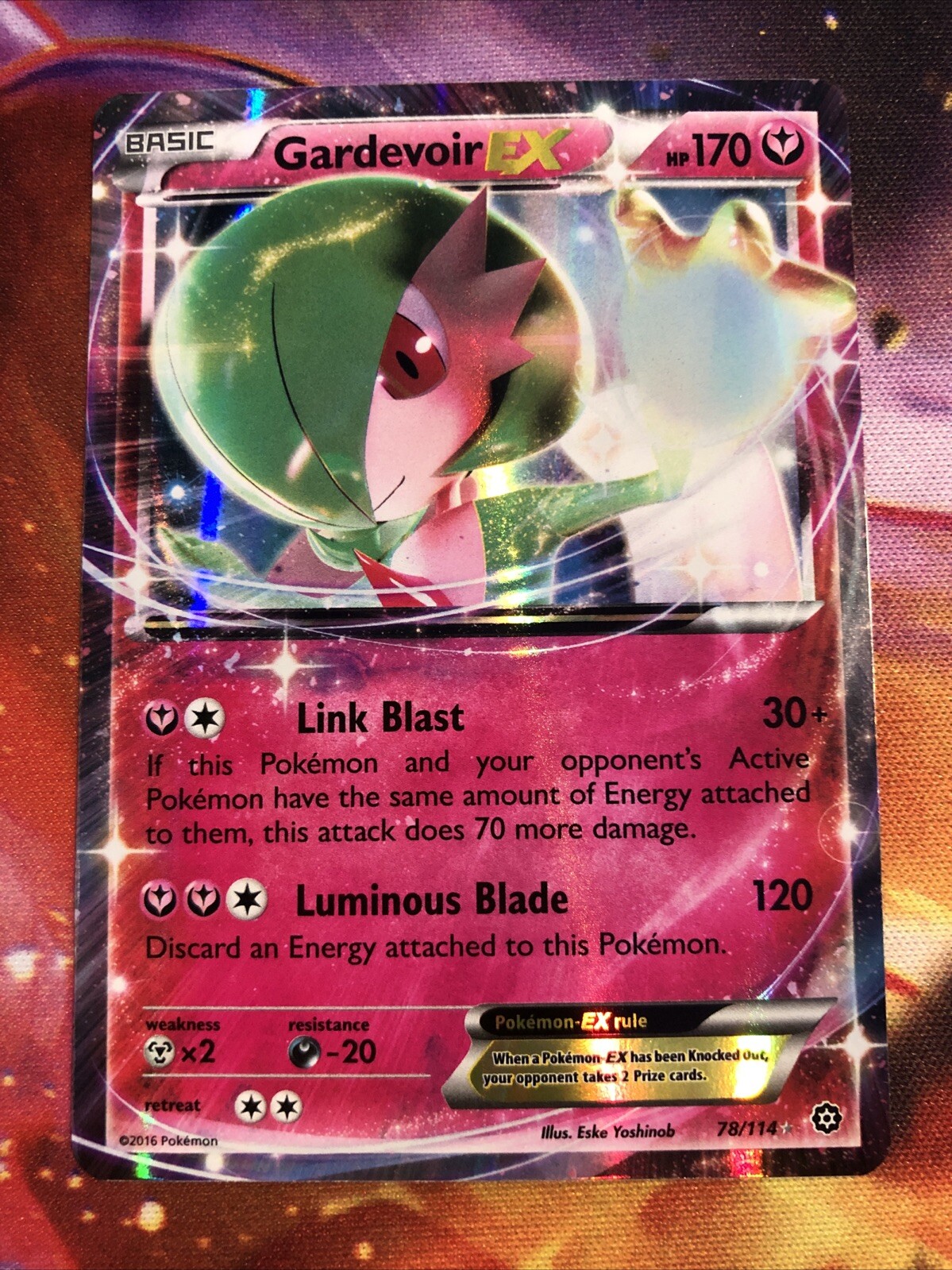 Gardevoir EX - 78/114 - Steam Siege - NM