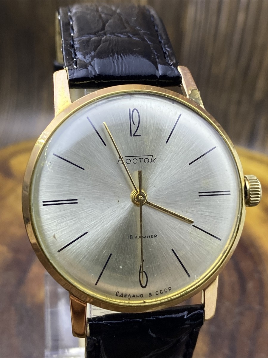 WOSTOK VINTAGE 2209 SU Early Watch USSR VOSTOK Eared SOVIET Rare