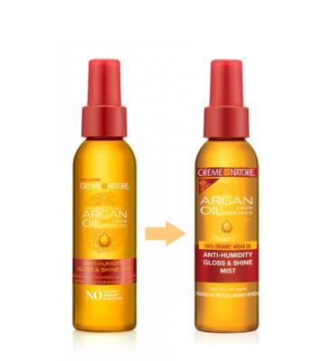 Brume Hydratante Creme Of Nature à L'Huile D'Argan - 118 Ml, Pour Cheveux