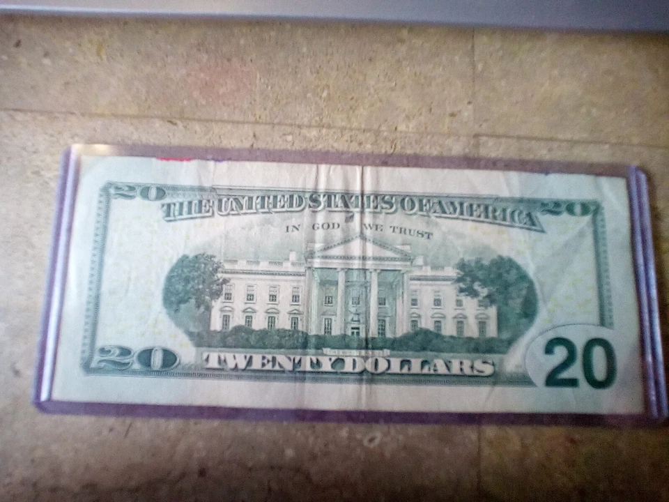 US $20 Dollar Bill Birthday Note August 21st 1986 21081986 Series 2017 - Image 4 of 4